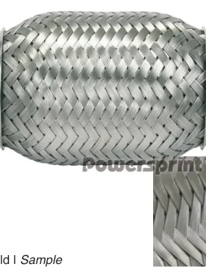 Cenově Výhodný Powersprint flexibilní dvojitě pletená spojka s přírubou DD/B, vnější průměr 57 mm, celková délka 250 mm