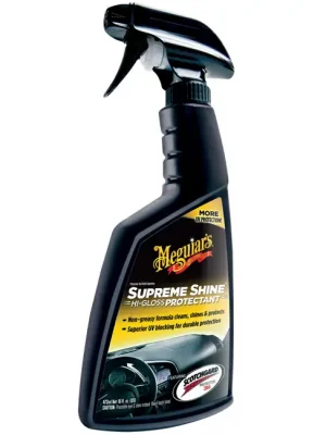 Meguiar's Supreme Shine Vinyl & Rubber Protectant - ochrana interiérových plastů, vysoký lesk, 473 ml Omezená Nabídka