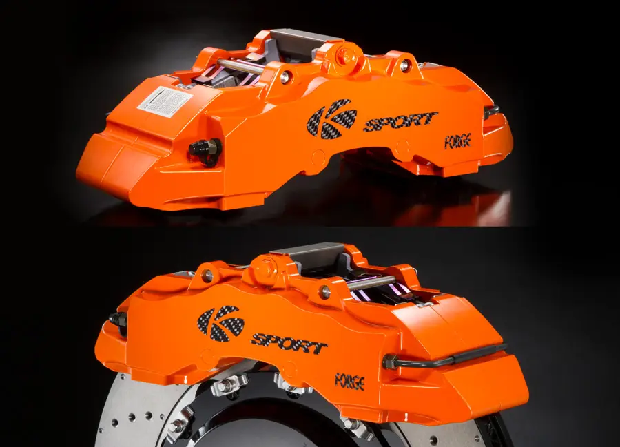 Zadní brzdový kit K-Sport pro Subaru Impreza GDB(WRX), s originálním průměrem kotoučů 290mm, r.v. od 00 do 07, 8pístkové brzdiče, velikost kotoučů: plovoucí 421X36mm Aktuální