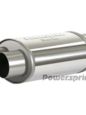 Akce Powersprint koncový výfukový tlumič oválný dvojitý, vnější průměr příruby 2x76 mm, celková délka 370mm