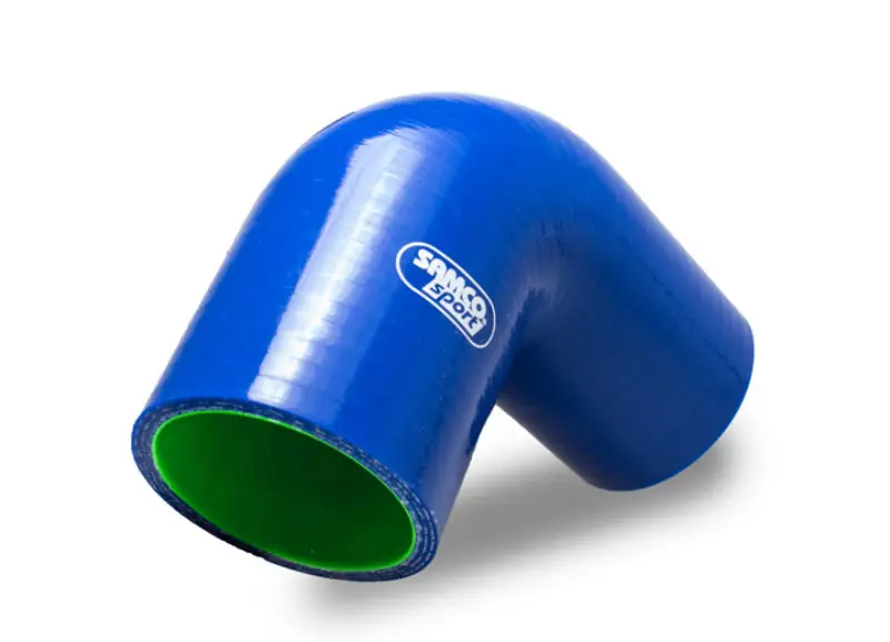 Vysoce Kvalitní Samco Sport ProFuel silikonové koleno 90° s vnitřním průměrem 70 mm pro vedení paliva, barva červená