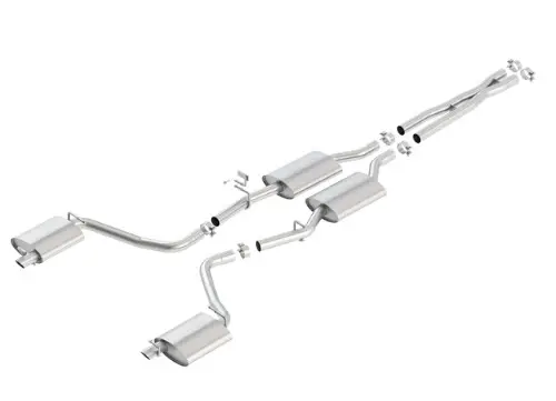 Borla Cat-Back výfukový systém "S-Type" pro Dodge Charger 3,6l V6, RWD, 4-dvéř., r.v. 2015-2020 Sezónní Sleva