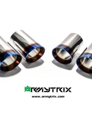 Armytrix 4x opálená koncovka výfuku (4X89mm) pro Audi S1 8X 2.0 Turbo Hatchback/Sportback (2015-) Cenově Výhodný