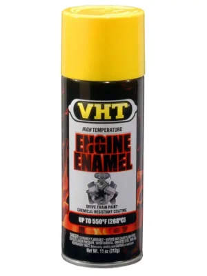 VHT Engine Enamel barva na motory do teploty až 288°C, barva lesklá žlutá Časově Omezené