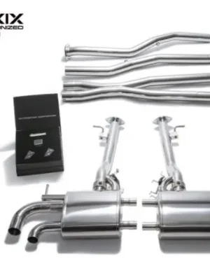 Armytrix nerezový výfukový systém s dálkovým ovládáním klapek Valvetronic pro Lexus LC500 5.0 V8 (2017-), typ koncovek se 4 opálenými koncovkami 4x 89 mm Pouze Dnes