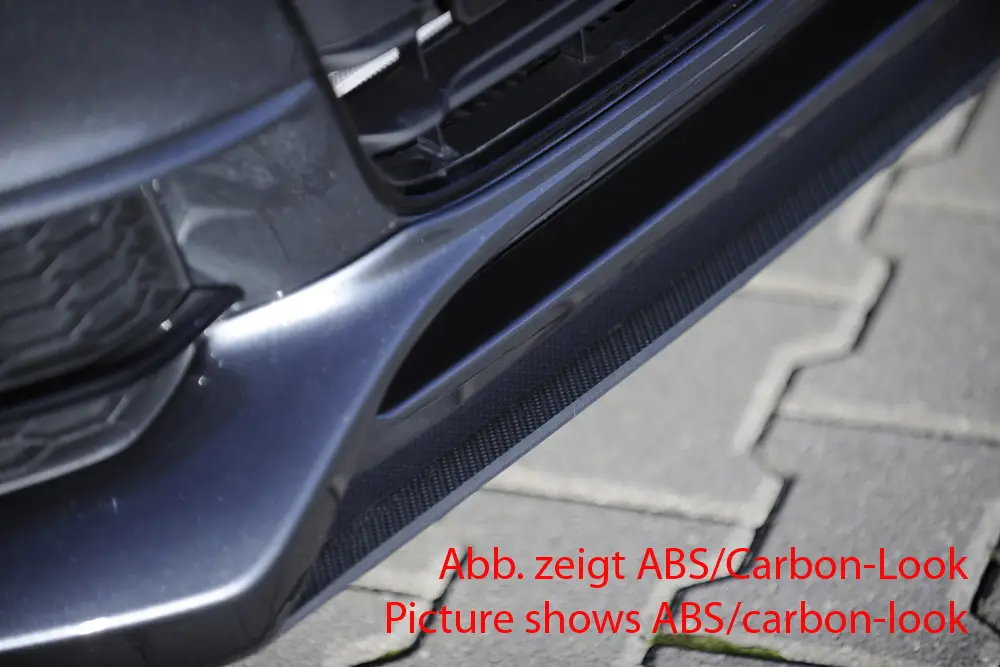 Rieger lipa pod přední nárazník pro Audi A4 S4 B8, B81 avant, sedan po faceliftu, 01/12-, plast ABS bez povrchové úpravy, pod přední spoiler Rieger obj. kód K 00055538 Tovární Cena