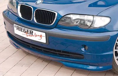 Výprodej Rieger spoiler pod přední nárazník pro BMW řada 3 E46 sedan, touring po faceliftu, r.v. 02/02-, plast ABS bez povrchové úpravy