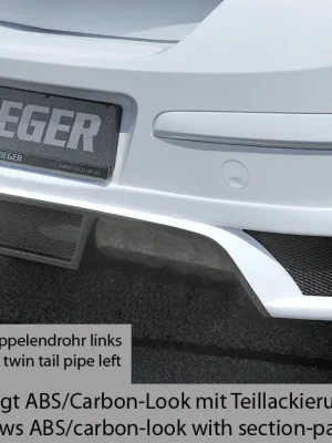 Cenový Hit Rieger spoiler pod zadní nárazník pro Opel Astra H 5-dvéř., hatchback, notchback r.v. 03/04-, plast ABS bez povrchové úpravy, pro vozy s koncovkou vlevo
