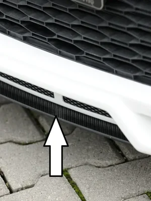 Ihned K Objednání Rieger lipa pod přední nárazník pro Seat Leon 5F 3-dvéř. (sc), 5-dvéř., 5-dvéř. (ST/Combi) před faceliftem, 10/12-12/16, plast ABS s povrchovou úpravou Carbon-Look