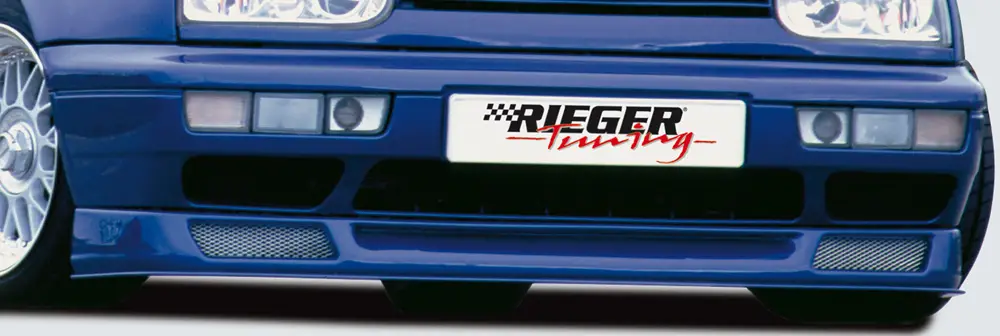 Rieger lipa pod přední nárazník pro Volkswagen Golf 3 3-dvéř., 5-dvéř., kabriolet, plast ABS bez povrchové úpravy, pod přední spoiler Rieger obj. kód Y 00042011 Horká Nabídka