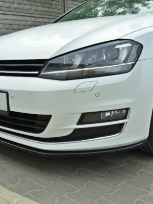 Akce Maxton Design spoiler pod přední nárazník pro Volkswagen Golf Mk7, černý lesklý plast ABS