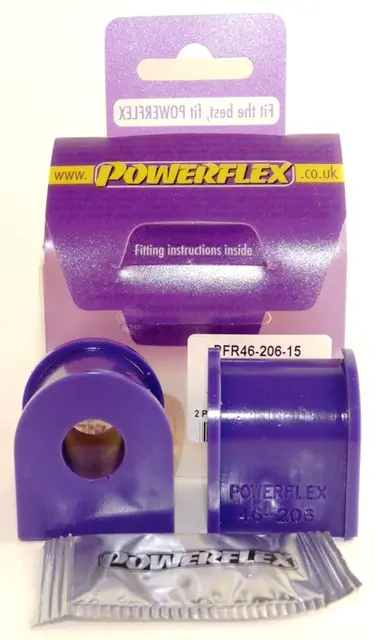 Silentbloky Powerflex PFR46-206-15 pro Nissan 200SX S13 "Uložení zad. stabilizátoru 15mm", pozice na diagramu: 6 Přímo Od Výrobce