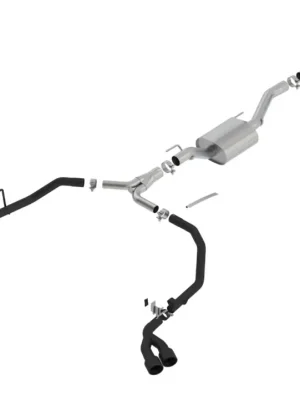 Borla Cat-Back výfukový systém "Touring" pro Jeep Gladiator 3,6l V6, s aut./man. převodovkou, 4WD, 4-dvéř. CC, r.v. 2020, černé koncovky Objednat Nyní