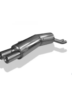 Expresní Doručení Fox Sportauspuff koncový tlumič výfuku s koncovkou 2x80 Typ 13 pro BMW řada 5 E34 s motorem 2.5, 3.0