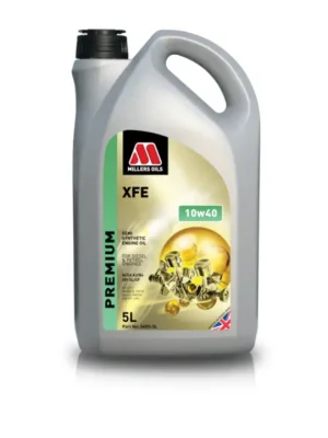 Vysoce Kvalitní Polosyntetický motorový olej Millers Oils - XFE 10W-40 5l