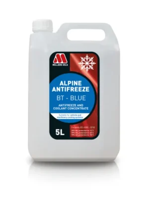 Millers Oils Antifreeze BT - Blue 5l - nemrznoucí kapalina s antikorozními účinky na bázi ethylen glykolu Cenová Bomba