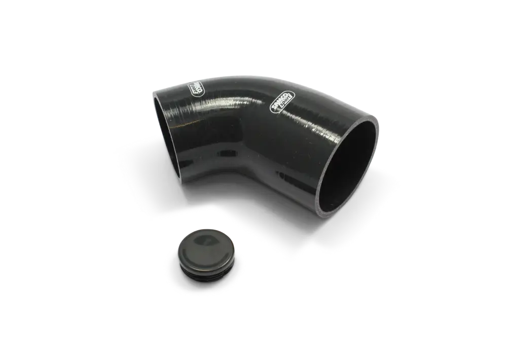 Samco Sport silikonová hadice pro vedení ke škrtící klapce pro Porsche 997/911 2005 - 2008 Carrera 3.6 l N/A, 4/4S, GT3, GT3 RS, Targa 4/4S (Resonator Delete), barva bílá Expresní Doručení