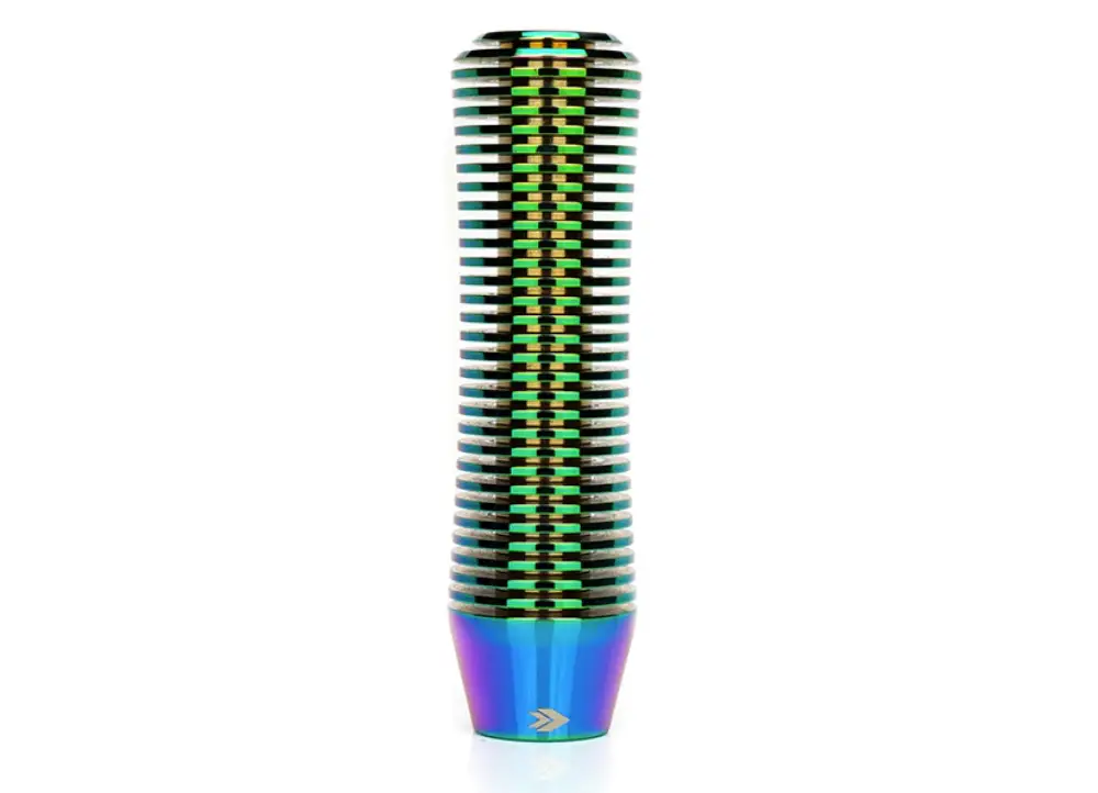 Cenová Bomba NRG Innovations hlavice řadicí páky Heat Sink Curvy krátká, barva neochrome