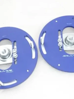 Silver Project nastavitelné horní uložení pro Mini Cooper F55/56/57 se stavitelným podvozkem, barva modrá Výhodná Nabídka