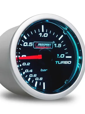 PROSPORT Performance přídavný budík řady Smoke, měřená hodnota tlak turba do 2 bar Must-Have