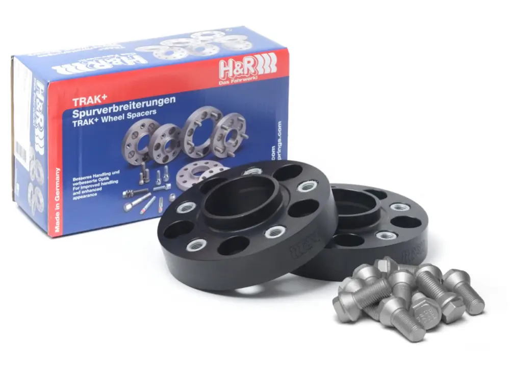 Výprodej H&R 2 kusy rozšiřovacích podložek typ DRA90 o šířce 45 mm pro BMW řada 3 E90 3L, barva černá