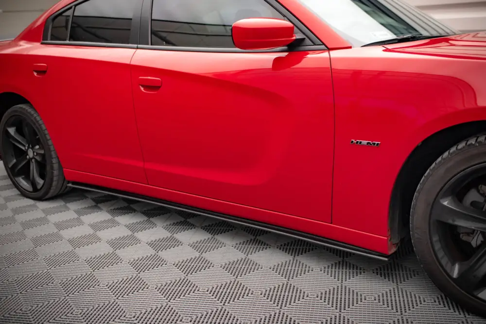 Maxton Design "Street Pro" difuzory pod boční prahy pro Dodge Charger Mk7 Facelift RT, plast ABS bez povrchové úpravy Pouze Dnes