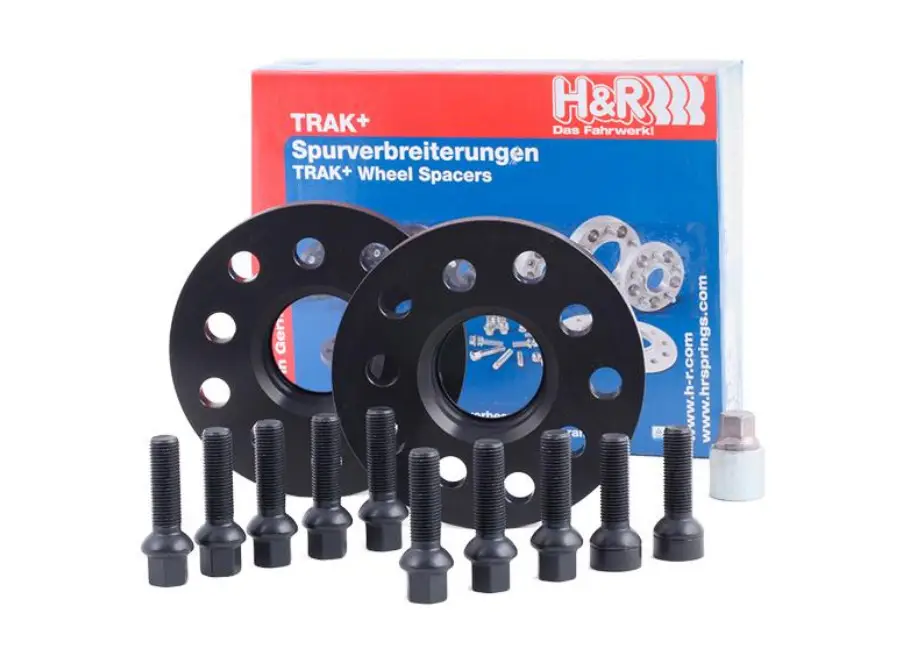 H&R 2 kusy rozšiřovacích podložek typ DR-ABE16 o šířce 8 mm včetně spojovacího materiálu pro Volkswagen Golf VIII CD, barva černá Akční Cena