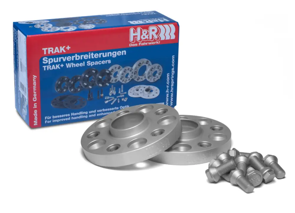 H&R 2 kusy rozšiřovacích podložek typ DRA40 o šířce 20 mm pro Vauxhall Vectra J96, barva stříbrná, 4-děrové provedení Novinka