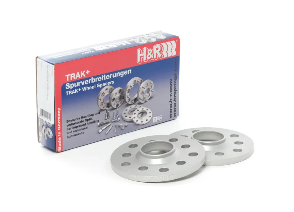 Tovární Cena H&R 2 kusy rozšiřovacích podložek typ DR24 o šířce 12 mm pro Fiat Ulysse 179, barva stříbrná, s délkou náběhového kroužku max. 12,5 mm