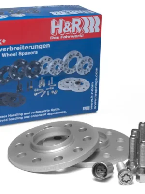 Značkový H&R 2 kusy rozšiřovacích podložek typ DR-ABE20 o šířce 10 mm včetně spojovacího materiálu pro Volkswagen Passat 3C, CJ, barva stříbrná, r.v. 2015-