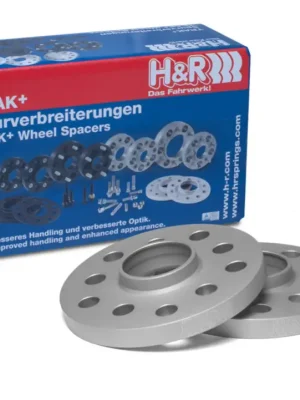 Značkový H&R 2 kusy rozšiřovacích podložek typ DR30 o šířce 15 mm pro Audi 90 89, barva stříbrná