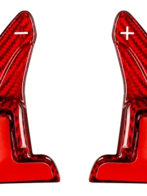 Expresní Doručení Karbonová pádla pod volant pro Dodge Durango, barva červený karbon