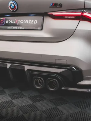 Akční Cena Maxton Design boční difuzory pod zadní nárazník pro BMW M4 G82, materiál pravý karbon