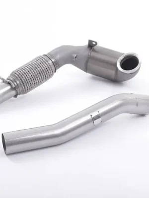 Cenová Bomba Milltek Sport downpipe a Hi-Flow sportovní katalyzátor 200 Cell Race High Flow sportovní katalyzátor a vč. GPF Delete sekce pro Audi S3 2.0 TFSI quattro 3-dvéř. 8V.2 (s GPF) 2019-2020, pouze pro OE Cat Back systém