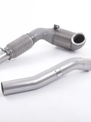 Časově Omezené Milltek Sport litý downpipe s Race katalyzátorem 200 Cell pro Audi TT Mk3 TTS 2.0TFSI Quattro (bez OPF/GPF) 2015-2018, pouze pro Milltek Sport cat-back systém