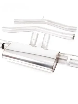 Cenová Bomba Milltek Sport Front Pipe-back Axle back - bez rezonátoru, bez klapek (Louder) pro Toyota Supra A90 Coupe 3.0 Turbo (USA/ROW bez OPF/GPF) - Auto/Manual 2019-2024, GT-115 černé koncovky