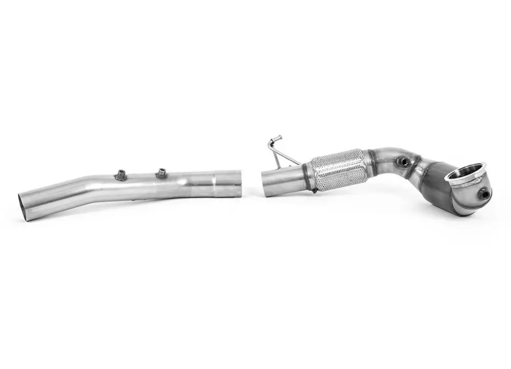 Top Prodej Milltek Sport downpipe a Hi-Flow sportovní katalyzátor pro Volkswagen Golf Mk8 GTi Clubsport (300ps s OPF/GPF) 2021-2024, pouze pro Milltek OPF/GPF Back systém