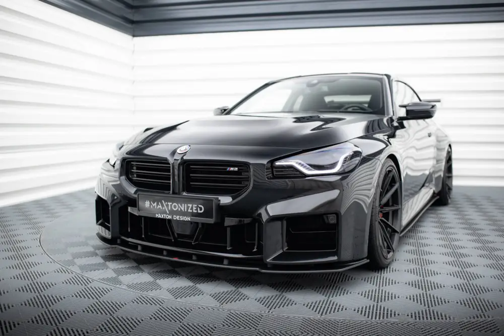 Pouze Dnes Maxton Design "Street Pro" spoiler pod přední nárazník ver.1 pro BMW M2 G87, plast ABS bez povrchové úpravy