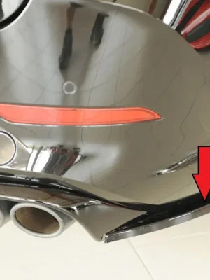 Expresní Doručení Rieger spoiler pod zadní nárazník na pravé straně pro Seat Leon KL 5-dvéř. (ST/sportstourer) r.v. 09/20-, plast ABS lakovaný do černé lesklé barvy