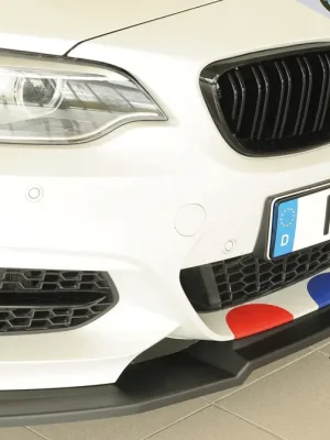 Akce Rieger lipa pod přední nárazník pro BMW řada 2 F23 kabriolet, 07/17-, plast ABS bez povrchové úpravy