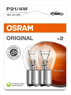 OSRAM STANDARD autožárovky P21/4W, 2 ks v balení Nová Kolekce