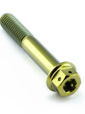 Akční Cena Pro-Bolt titanový šroub s DualDrive hlavou (šestihran + inbus) se závitem M8 x 1,25 mm a délkou 50 mm, barva zlatá