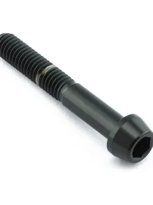 Akce Pro-Bolt titanový inbusový šroub s kónusovou hlavou se závitem M6 x 1,00 mm a délkou 40 mm, barva černá