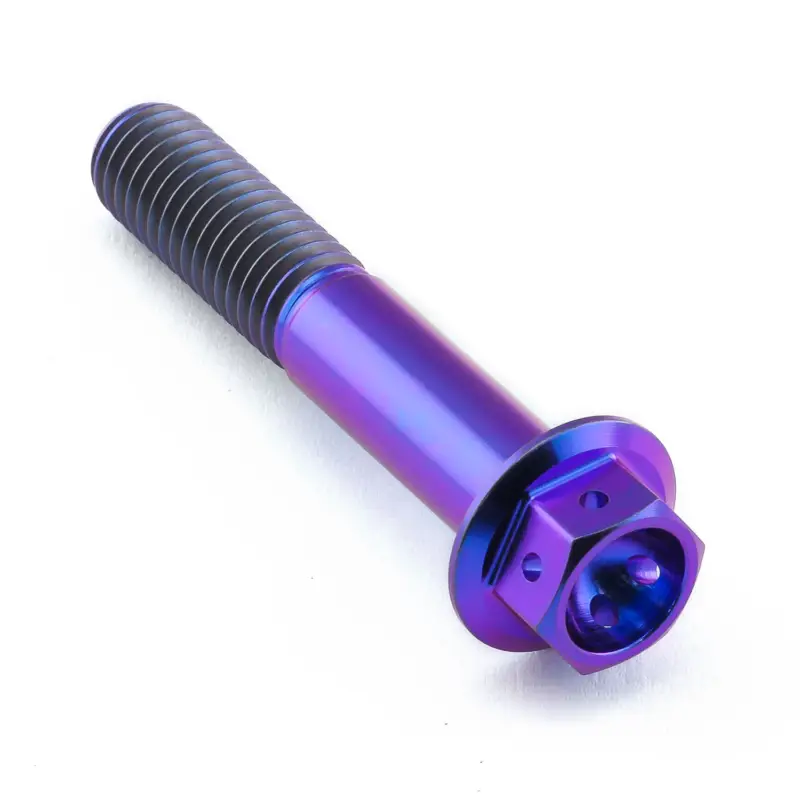 Akční Cena Pro-Bolt titanový šroub s šestihrannou hlavou se závitem M8 x 1,25 mm a délkou 45 mm, barva opálená fialová
