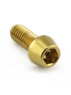 Top Prodej Pro-Bolt nerezový inbusový šroub s kónusovou hlavou se závitem M6 x 1,00 mm a délkou 15 mm, barva zlatá