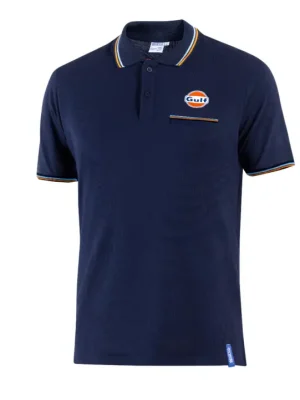 Akce Sparco polo triko Gulf s náprsní kapsičkou, barva modrá, velikost XL