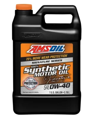 Plně syntetický motorový olej AMSOIL Signature Series 0W-40, objem 3,78 l Cenově Výhodný