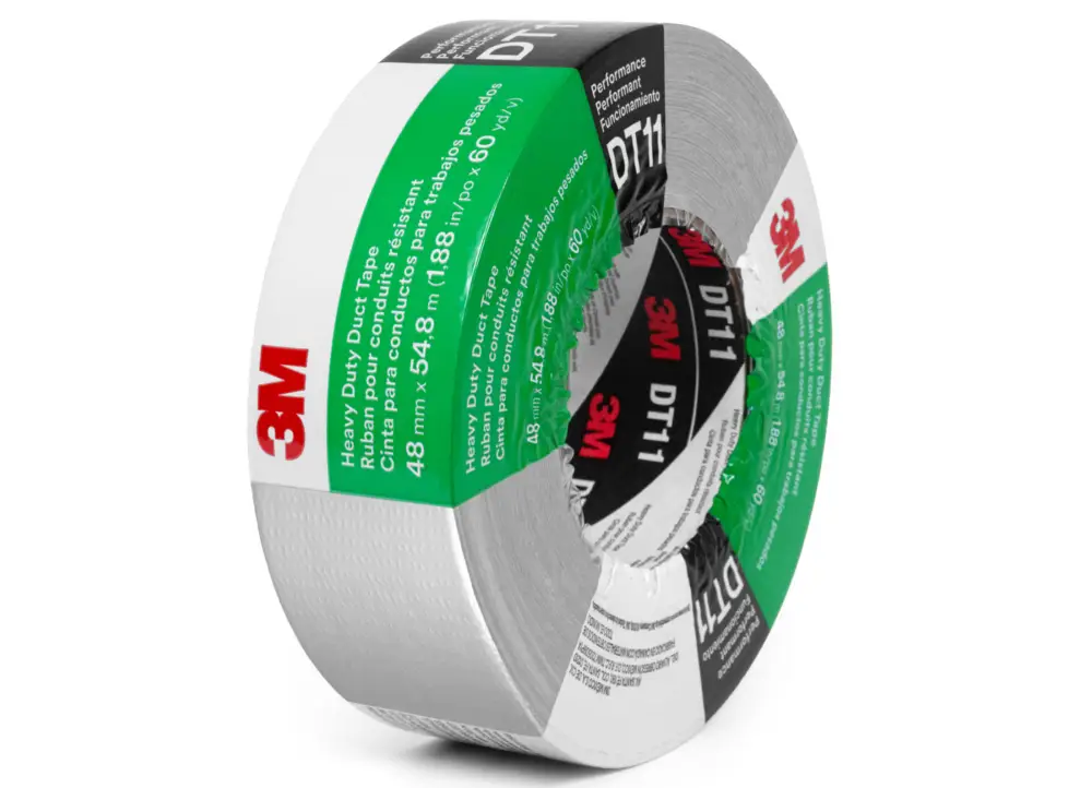 Akce 3M™ páska Duct Tape DT11 pro náročné prostředí, 48 mm x 55 m, barva stříbrná