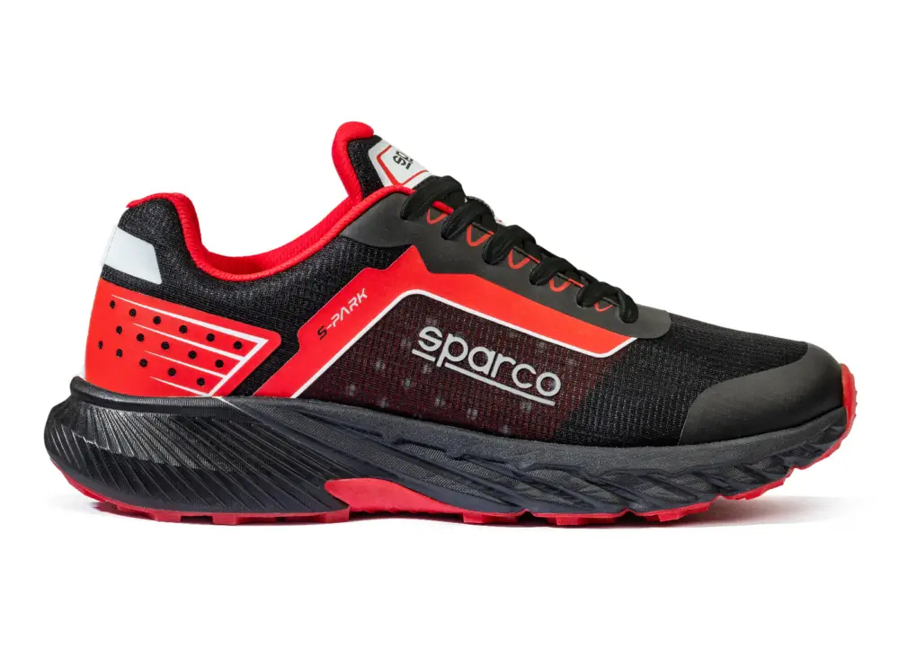 Boty pro mechaniky Sparco S-PARK SEPANG, barva černo-červená, velikost 37 Zlevněný