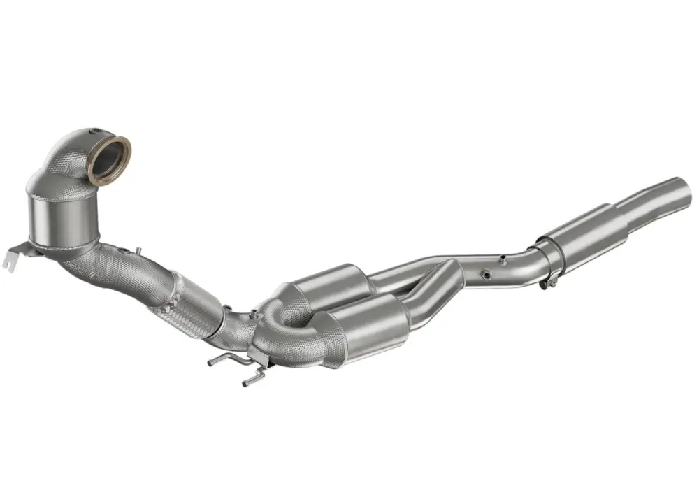 HJS downpipe 76 mm/70 mm včetně katalyzátoru a OPF pro Volkswagen Arteon R typ 3H, emisní norma Euro 6d, TSI OPF 4Motion, 2.0, 235 kW (DNFG) Poslední Šance